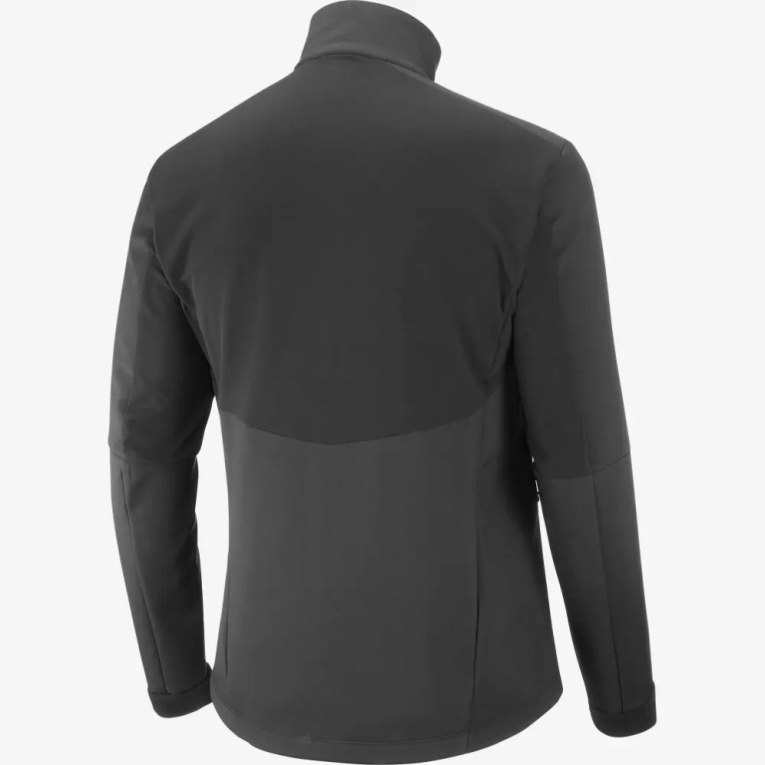 Black Salomon Agile Men's Shell Jackets | IE SE8724